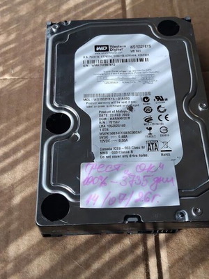 Western Digital Caviar WD RE3 WD1002ABYS 1TB SATA hard drive used