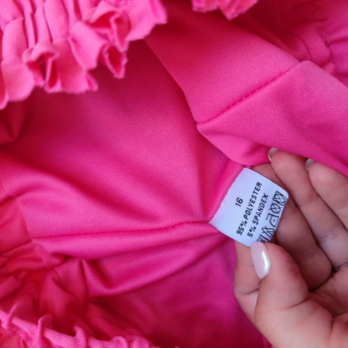 Evita Miss Pink Pleated Pants with Top Size 16 new
