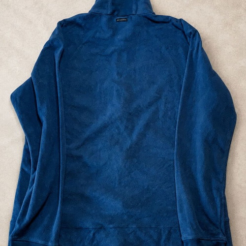 Columbia Full Zip Fleece Jacket for Women, Blue, XL fitting M