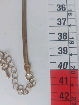 Gold chain made of stainless steel gold plated like new