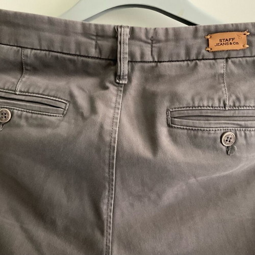 Staff men's pants used, gray, size S