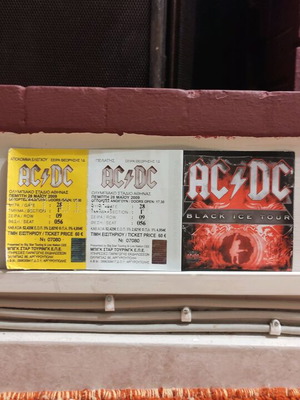 AC/DC concert ticket 28/5/2009 like new