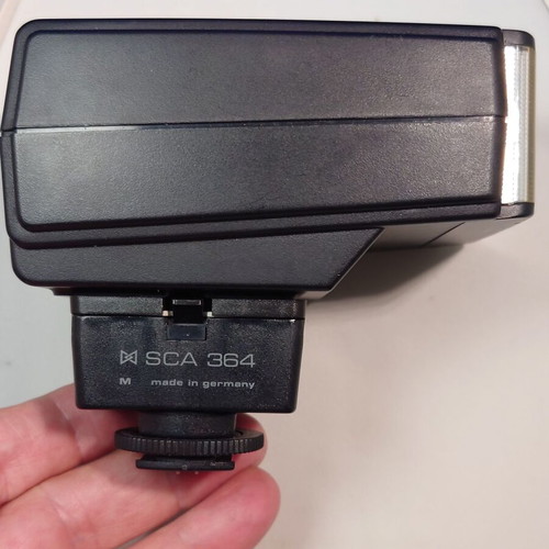 Metz Mecablitz 30 TTL-1 flash with SCA-364 like new for vintage cameras