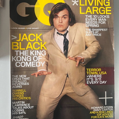 GQ magazines used, set of 16, American, British, French, Italian editions