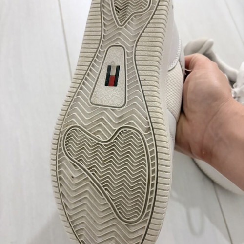 Tommy Jeans Sneakers used, size 38, white unisex sport shoes