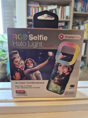 Rgb Selfie Halo Light Square new, On Air Vlogging Series