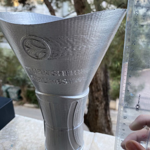 Euroleague 2024 Trophy Panathinaikos 3D Printed Hand Painted