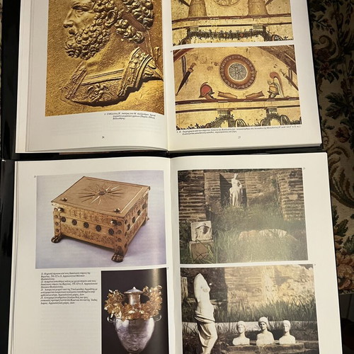 Macedonia History & Archaeology Two-Volume Book like new