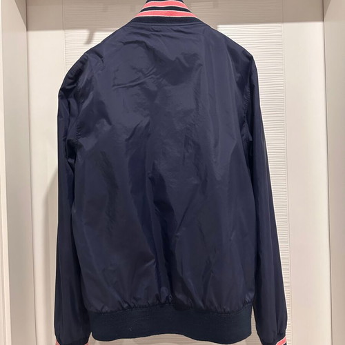 Lacoste Live men bomber jacket like new, size IT46, blue