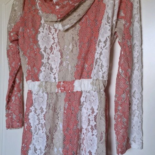 Lace cardigan like new, women's size M