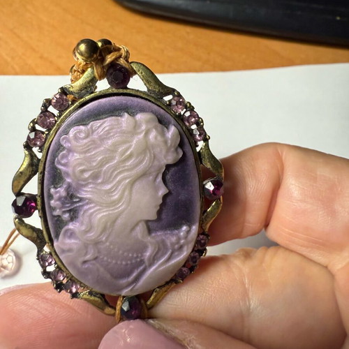 Carmen bracelet used, pink and purple