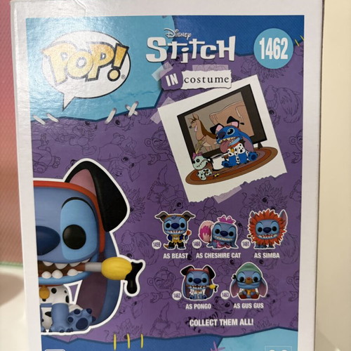 Funko Pop Stitch as Pongo vinyl figure like new