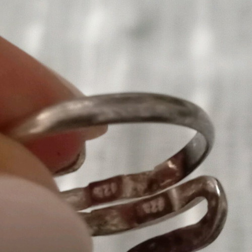 Silver ring 925 like new, size 57