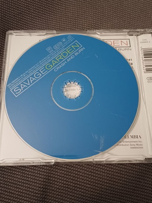 Savage Garden Crash and Burn CD single μεταχειρισμένο με ρεμίξ
