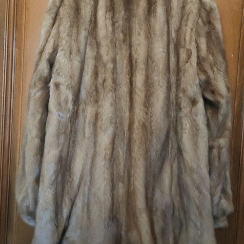 Mink Fur Jacket like new, beige brown, size M