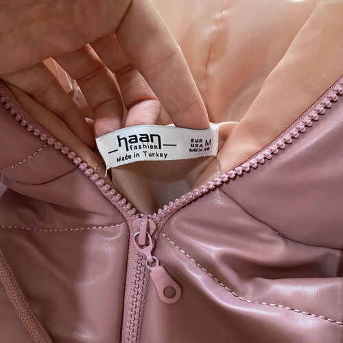 Puffer jacket warm, dusty pink, size M