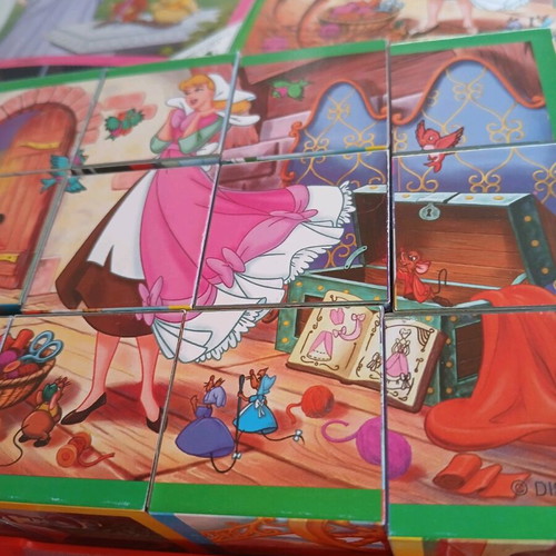 Cinderella 12-Cube Puzzle like new, Clementoni