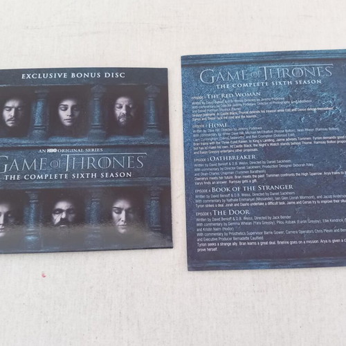 Game of Thrones The Complete Sixth Season Blu-Ray used, fantasy, subtitles