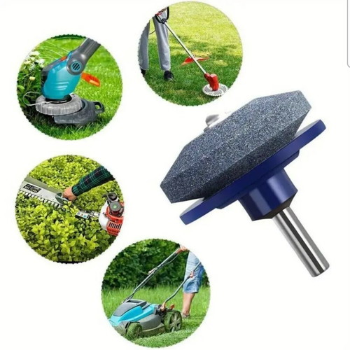 Drill sharpener new for lawnmower blades and metal blades
