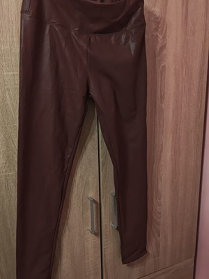 Leather leggings new, 2XL/3XL tight fit