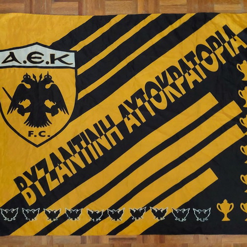 Σημαία ΑΕΚ δεκαετίας '90 μεταχειρισμένη, Basic Torino Italy