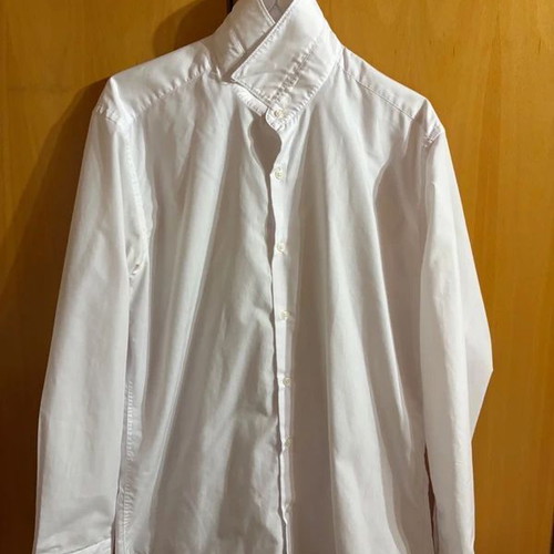 Gialló White Men's Dress Shirt Size L Like New