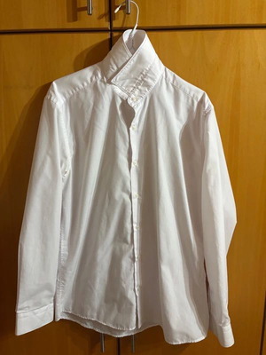 Gialló White Men's Dress Shirt Size L Like New