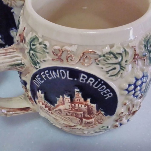 Marzi & Remy German collectible mugs used, set of four