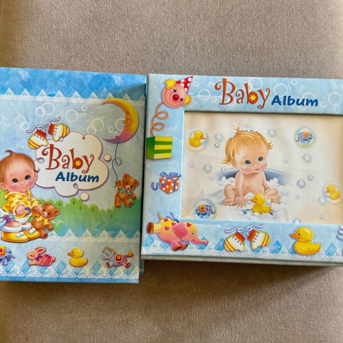 Baby photo album for boy new