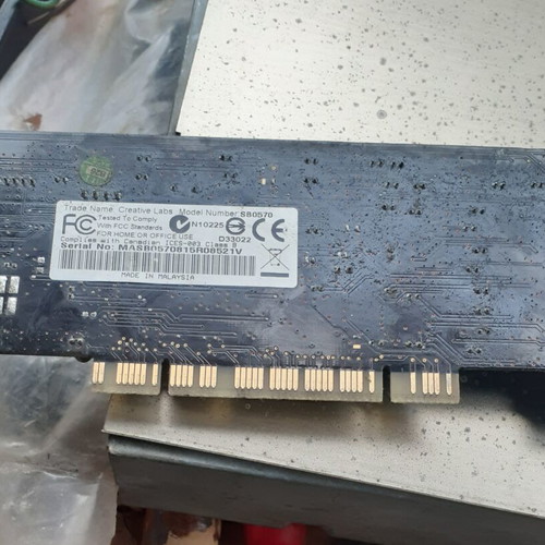 Creative Sound Blaster Audigy used