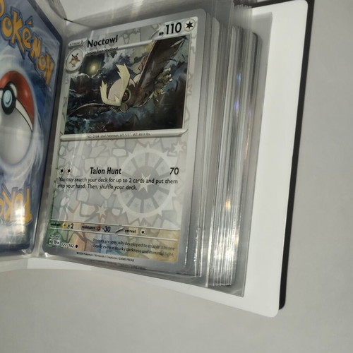 Pokemon Binder like new with 28 cards rarity uncommon, rare, reverse holo