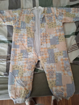 Children's cotton sleeping bag like new, soft, size 80×44