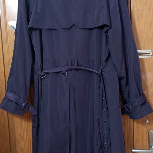 Rebecca Blu trench coat dark purple eggplant like new XL