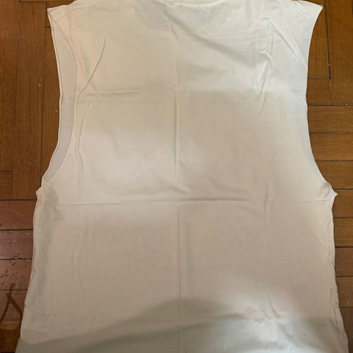 Ramones sleeveless T shirt large, used, cotton, white