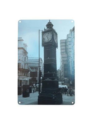 Metal decoration sign London new, 30 x 20 cm