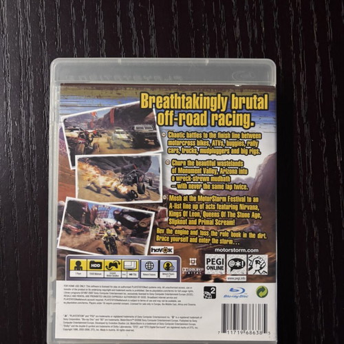 Motorstorm PS3 racing game