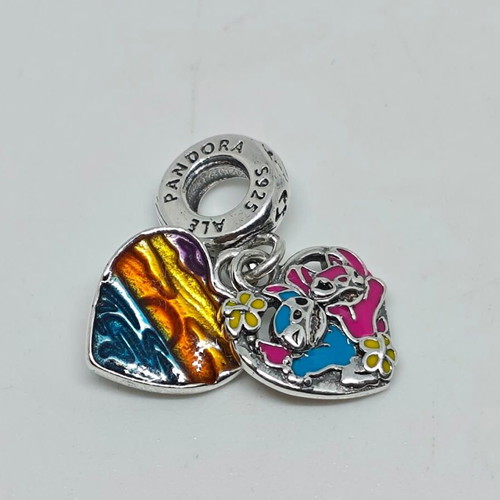 Disney Lilo & Stitch Silver Charm pendant 925 like new