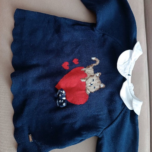 Winter blouses used, pack of 4 for 6-9 months old