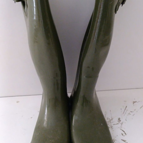 Women's galoshes used, size 41, green