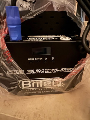 Briteq cob slim 100- RGB professional lighting with remote control new