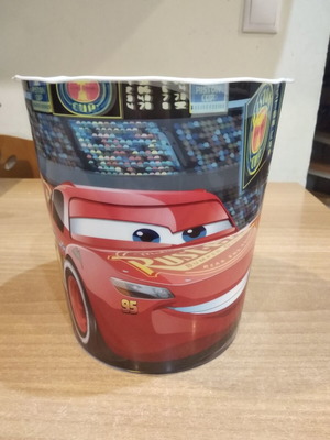 Cars office bin used, plastic kids