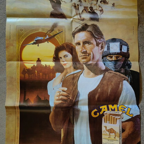 Camel promotional poster 55cm x 83cm, like new