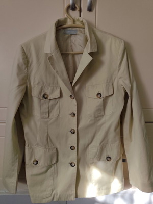Women's jacket like new, size 44, yellow