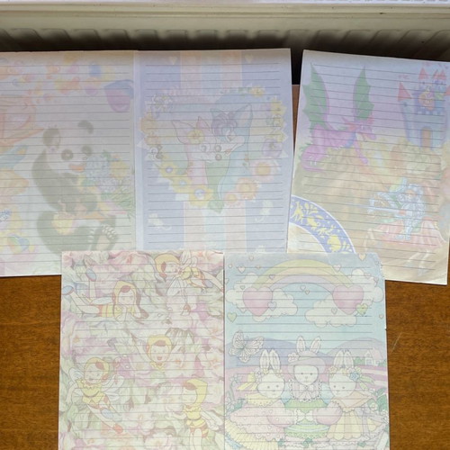 Letters used, pack from the 90s decade