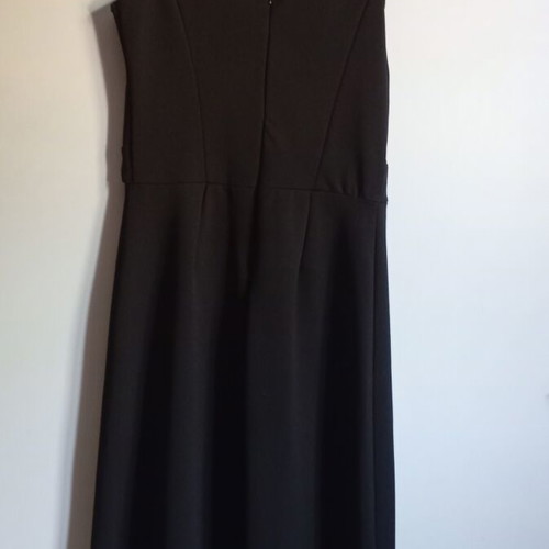 Elastic black jumpsuit crop, like new, size M
