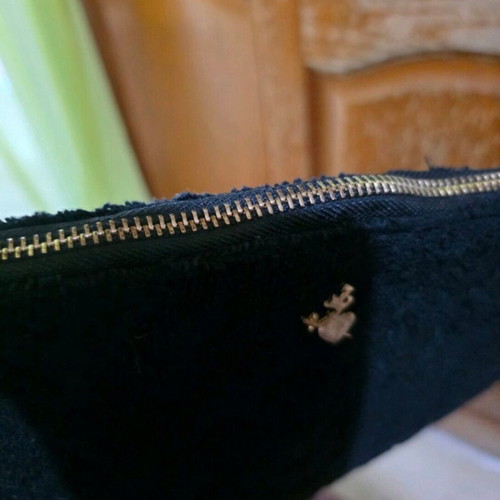 SugarFree large cosmetic bag black new