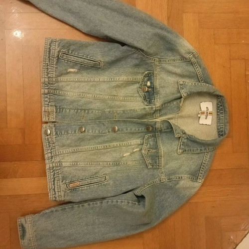 Attrattivo denim jacket size Medium like new, blue