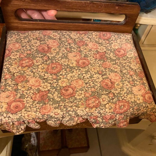 Storage box like new with fabric top