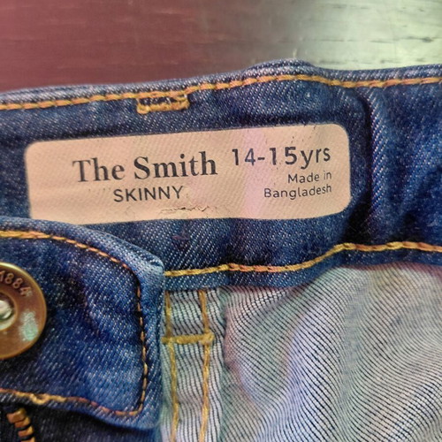 The Smith jeans like new, for 14-15 years old boys