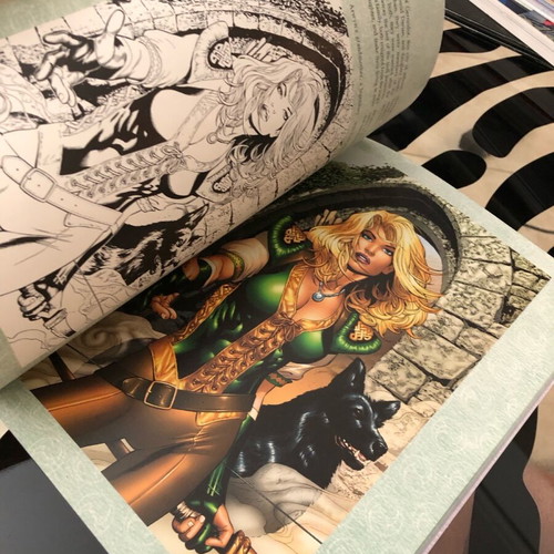 Crossgen Illustrated Oversized SC 1st printing comic book art fantasy like new 2001